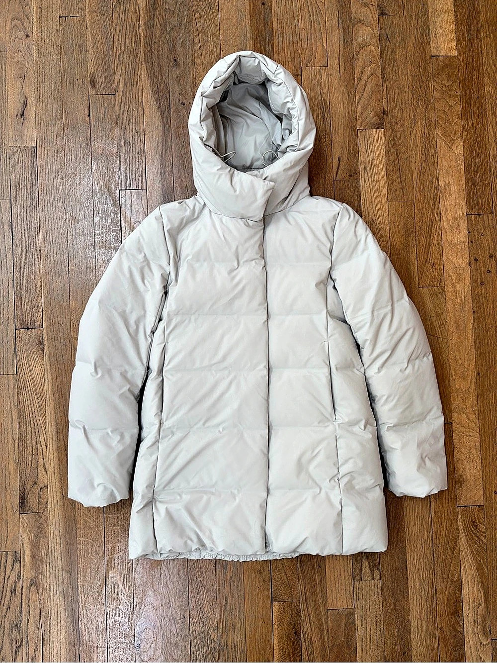 Uniqlo Seamless Down Long Coat Hooded Puffer Jacket XS